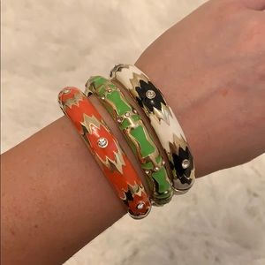 Set of 3 hinge bracelets